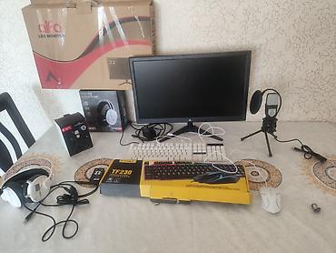 Kompüter aksesuarları: Oyun və yayın (stream) üçün tam aksesuar dəsti Dəstdə olanlar: - Alfa — 1