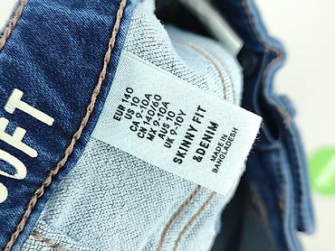 bootcut jeansy: Spodnie jeansowe, 10 lat, 140, stan - Bardzo dobry — 4