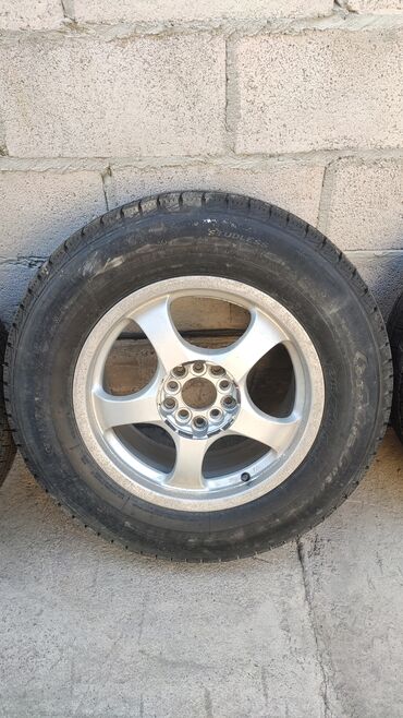 сполер мазда демио: Дөңгөлөктөр монтажда 215 / 70 / R 16, Кыш, Колдонулган, Комплект, Жеңил унаалар, Куйма, тешиктери - 5