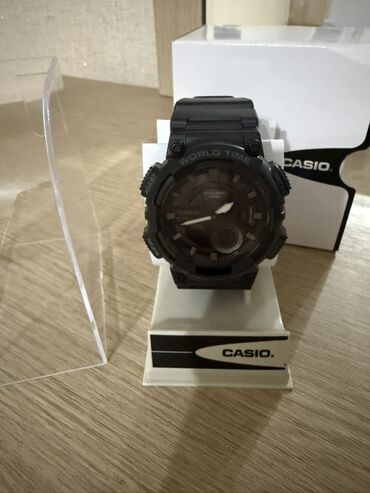 Очки: Наручные часы, Casio, цвет - Черный