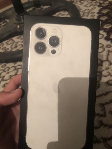mi 10 pro: IPhone 13 Pro Max, Колдонулган, 128 ГБ, Matte Silver, Куту, 100 %