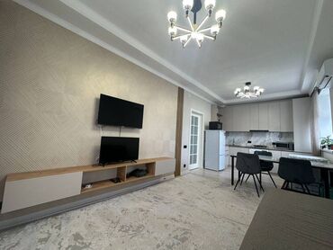 реклама недвижимости бишкек: 2 комнаты, 43 м², 5 этаж, Дизайнерский ремонт