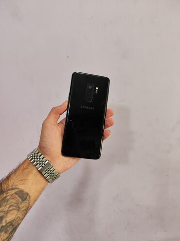 Samsung: Samsung Galaxy S9 Plus, 64 GB, rəng - Qara, Barmaq izi, Face ID