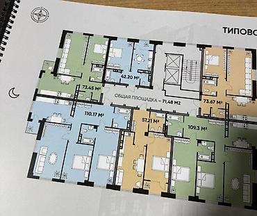 Продажа квартир: 2 комнаты, 73 м², Элитка, 4 этаж, Готовая ПСО (под самоотделку) — 15