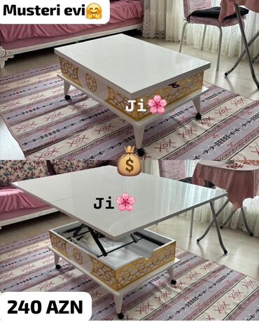 Masalar: Jurnal masası, Yeni, Açılmayan, Şüşə, Oval masa — 12