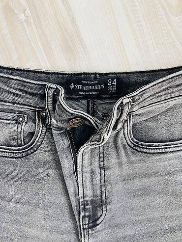 pull bear: Джинсы, Скинни, Stradivarius, Высокая талия, Стрейч, S, XS — 3