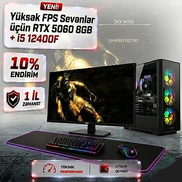 RTX 5060 8GB + i5 12400F prosessor ile butun yeni nesil oyunlari