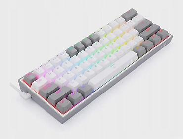 mini klaviatura: Redragon Fizz K617-RGB W/G Red Switch simli mexaniki gaming klaviatura — 2