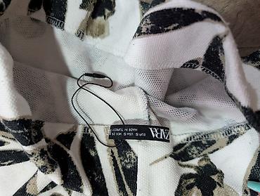 comma pantalone: Komplet pantalone + top bez rukava, sa printom tropskih listova i — 6