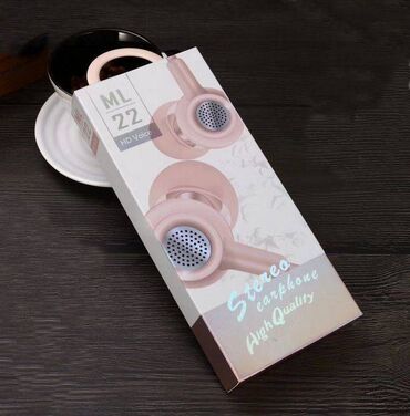 Другие аксессуары для компьютеров и ноутбуков: Earphone ML 22 - Jack 3.5, наушники + микрофон - длина шнура 1 — 3