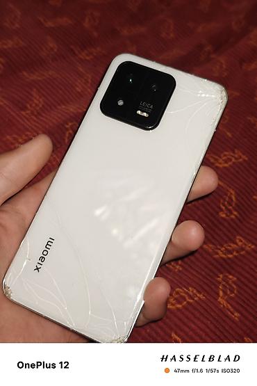 Xiaomi, 13, Б/у, 256 ГБ, цвет - Белый, 2 SIM