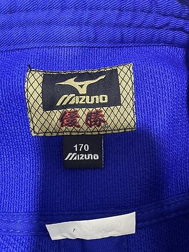 Спорт и отдых: Кимоно для дзюдо Mizuno (синее), сертифицированное IJF - Бренд — 5