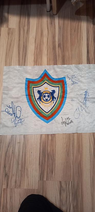 bayraq sifarişi: Endirim olunacaq!! Qarabağ bayrağı futbolçuların imzası Bruno — 1