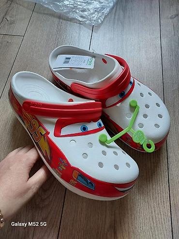 Босоножки, сандалии, шлепанцы: Мужские сандалии, 44, Crocs, Новый, цвет - Белый, Самовывоз — 1