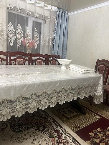 Ажурная скатерть на прямоугольный стол - Материал: атласная основа с — 2
