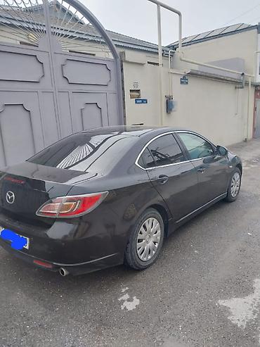 Mazda: Mazda 6 sedan - Kuzov: sedan, qara rəng - Mühərrik: benzin (markaya — 1