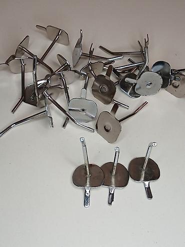 Крепежные изделия: Məhsul: Metal tavan izolyasiya dırnaqları (pindərlər) – geniş — 1