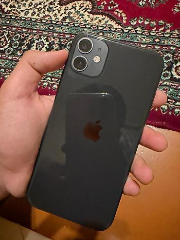 apple mackbook: IPhone 11, 128 GB, Qara, Face ID — 1