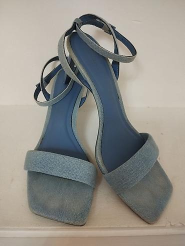 Tuflilər: Tuflilər, Ölçü: 38, rəng - Göy, İşlənmiş — 5