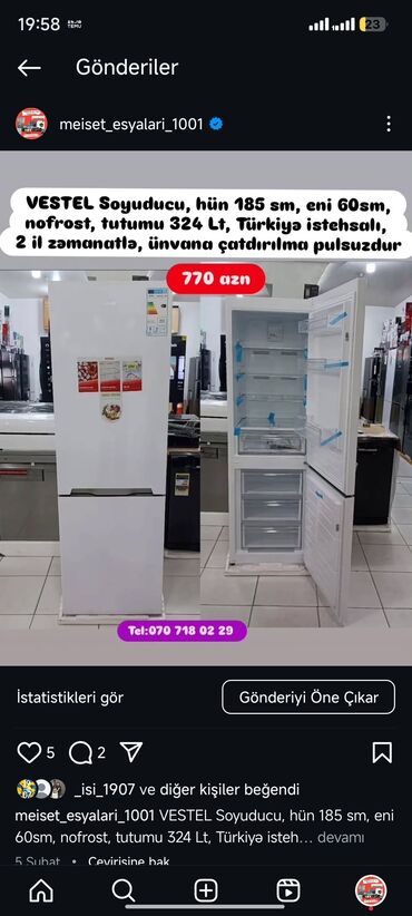 Soyuducular: Yeni Soyuducu Satılır — 19