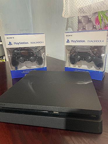samsung tablet: Sony PlayStation 4 Slim + 2 беспроводных геймпада DualShock 4 Продаю — 1