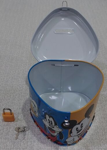 Uşaqlar üçün digər mallar: Pul qabı satılır, təzədir, materialı metaldır. Çox maraqlı görünüşü — 4