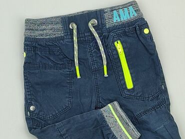 legginsy jeansy: Spodnie jeansowe, Next, 9-12 m, stan - Dobry