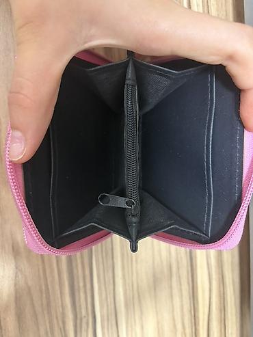 Portmone, pulqabıları: Məhsul: Kiçik ölçülü qadın/kids pul qabı - Rəng: Açıq çəhrayı — 2