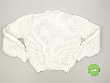 bialy sweter: Sweter damski, rozmiar S — 3