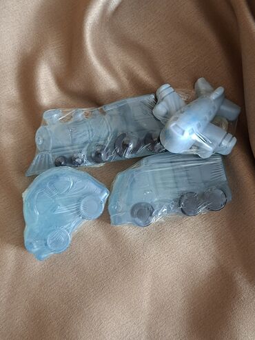 Hədiyyələr: Uşaq mövzulu fiqurlu sabunlar - Rəng: açıq mavi - Formalar: təyyarə — 2