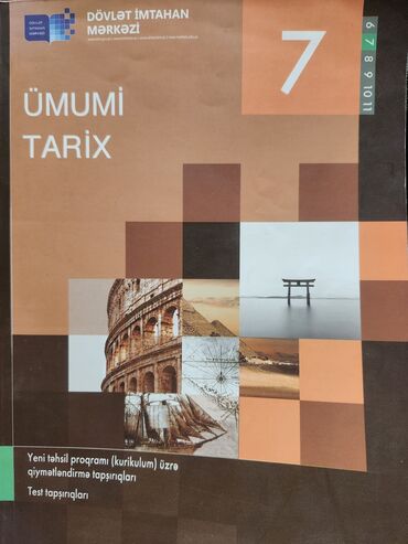 9 cu sinif umumi tarix kitabi pdf: 7-ci sinif Azərbaycan tarixi və Ümumi tarix test kitabları(ikisi