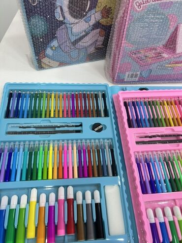 Masaüstü dəstlər: Uşaq üçün rəsm və yaradıcılıq dəsti – 208 hissə - Şirin unicorn — 7