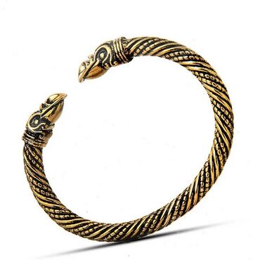 браслеты мужской: Браслет викинга, мужской, Gold- античный цвет норвежский готический