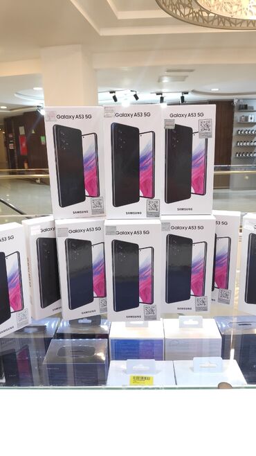 Samsung Galaxy A53 | Yeni | 128 GB | rəng - Qara | Zəmanət, Sensor, Barmaq izi