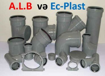 радиатор комби: A.L.B və Ec-Plast kanalizasiya və su təchizatı üçün PVC fitinqlər