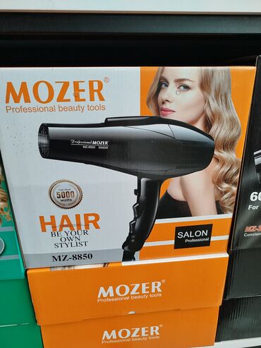 Digər: MOZER Professional Beauty Tools saç feni Model: MZ-8850 Güc: 5000W