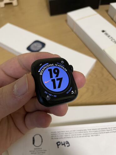 apple naushniki vakuumnye: Apple Watch 8 41mm 
Идеал 
100% АКБ 
Без торга самовывоз наличка