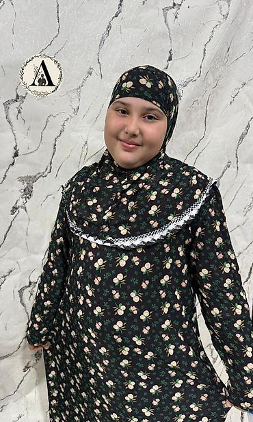 Uşaq dünyası: Uşaq üçün çiçək naxışlı namaz dəsti - İki hissədən ibarət komplekt — 1