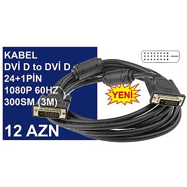 kompüter barter: DVİ Kabellər ⭐Display Port to DVİ D 1,8m 1080P 60HZ – 15 AZN ⭐DVİ D — 7