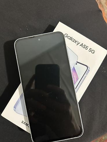 samsung galaxy s10e: Samsung Galaxy A55 5G, Б/у, 128 ГБ, цвет - Серебристый, 2 SIM — 2