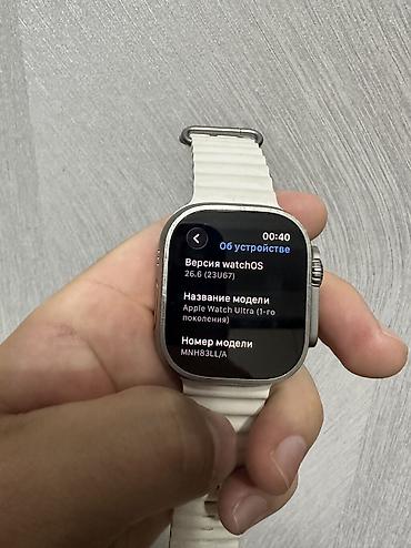 samsung 36: Apple Watch Ultra 1, 32gb Емкость АКБ - 98% Размер дисплея 49mm,корпус — 2