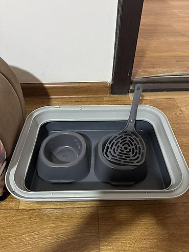 кошкин дом: Комплект для кошки/котёнка: - Домик-лежанка с мягкими стенками и — 3