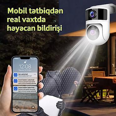 Фото и видеокамеры: Tuya Wifi Kamera Tuya markalı, 4MP təsvir keyfiyyətinə malik, iki — 4