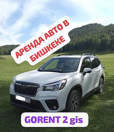 gorent: Аренда авто в Бишкеке — Subaru Forester (белый кроссовер) От 3 дней — 1