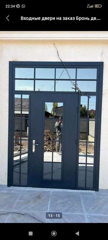 Металлические двери на заказ: Металлическая дверь на заказ, Для частного дома, Одностворчатая, Стальная — 2