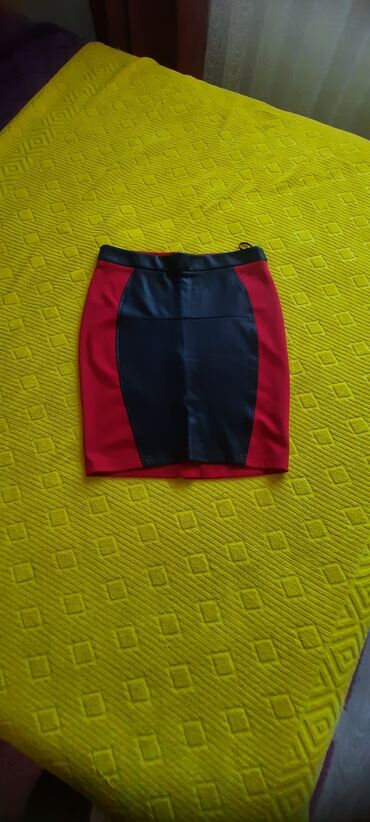 zimska suknja: L (EU 40), Midi, bоја - Crvena