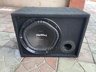 aparatura kalonka: Sony Xplod avtomobil subwooferu və gücləndirici seti - Markası: Sony — 1