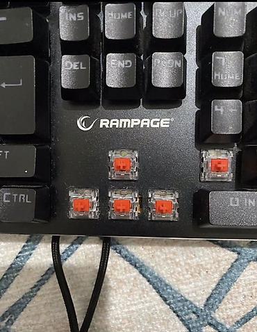 komputer işlənmiş: Məhsul: Rampage tam ölçülü mexaniki klaviatura Rampage KB-R81 — 2