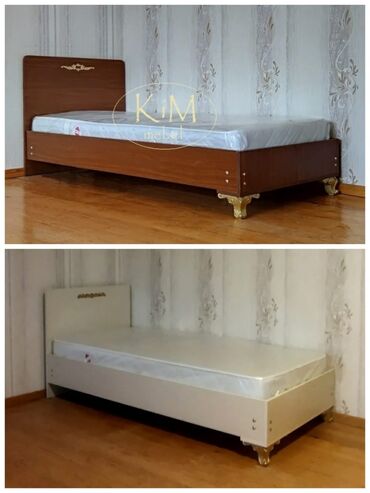 кровать бу: Новый, Односпальная кровать, С матрасом