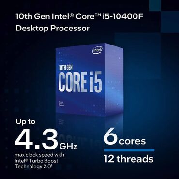 Процессоры: Процессор, Новый, Intel Core i5, 6 ядер, Для ПК